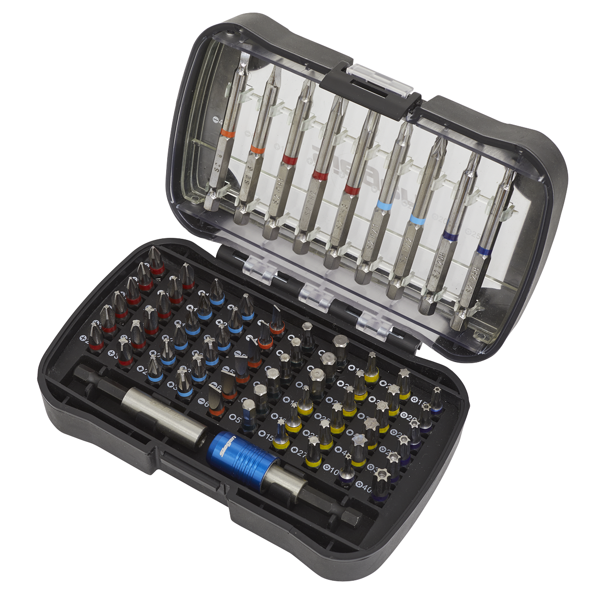 Power Tool Bit Set 71pc Colour-Coded S2