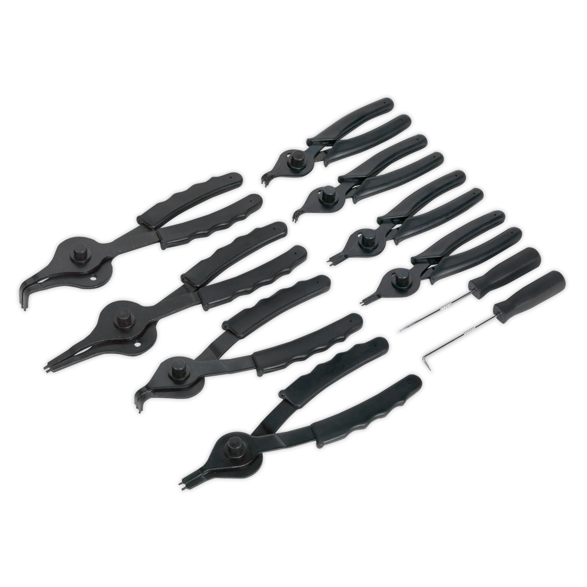 Circlip Pliers Set 10pc Internal/External