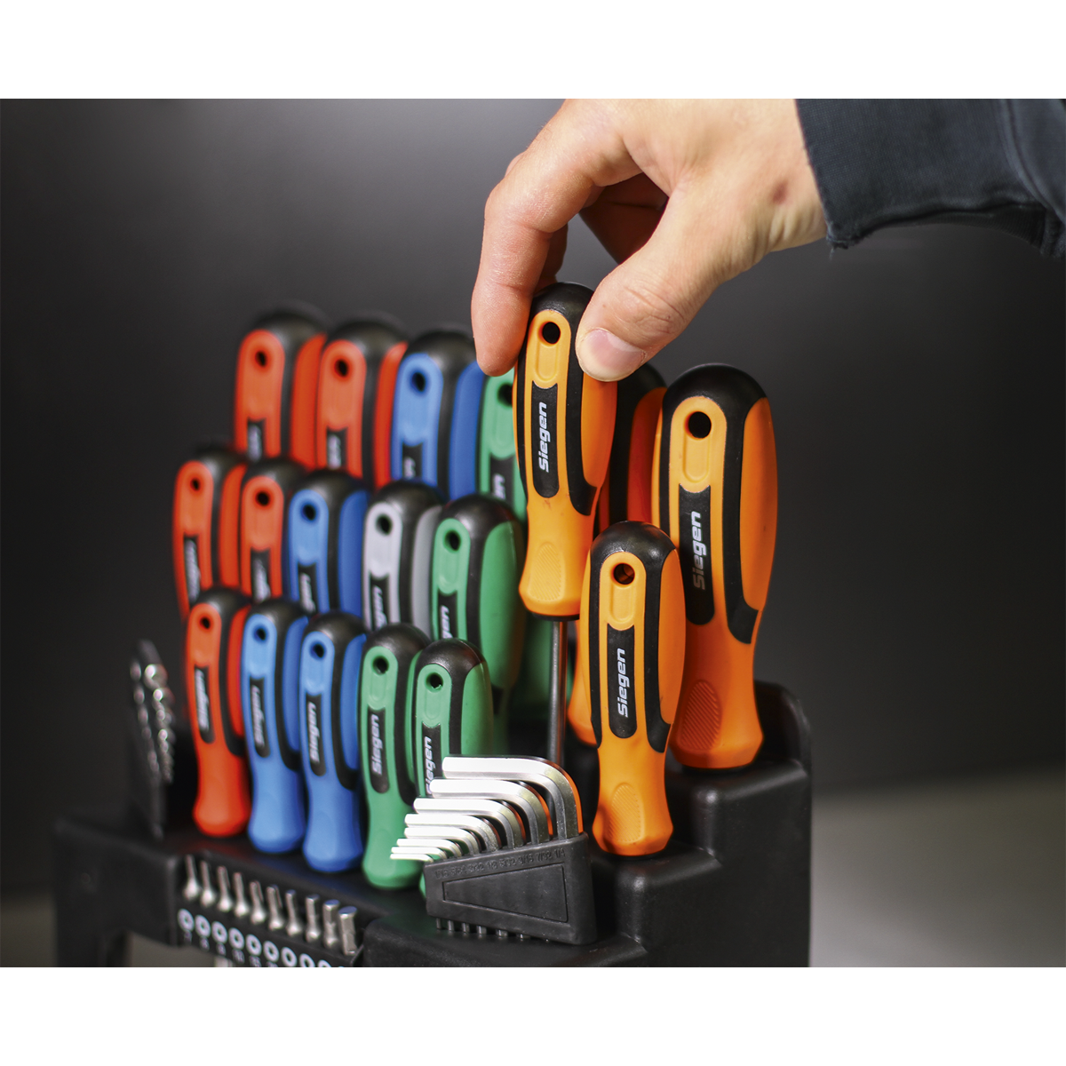 Screwdriver, Hex Key & Bit Set 44pc