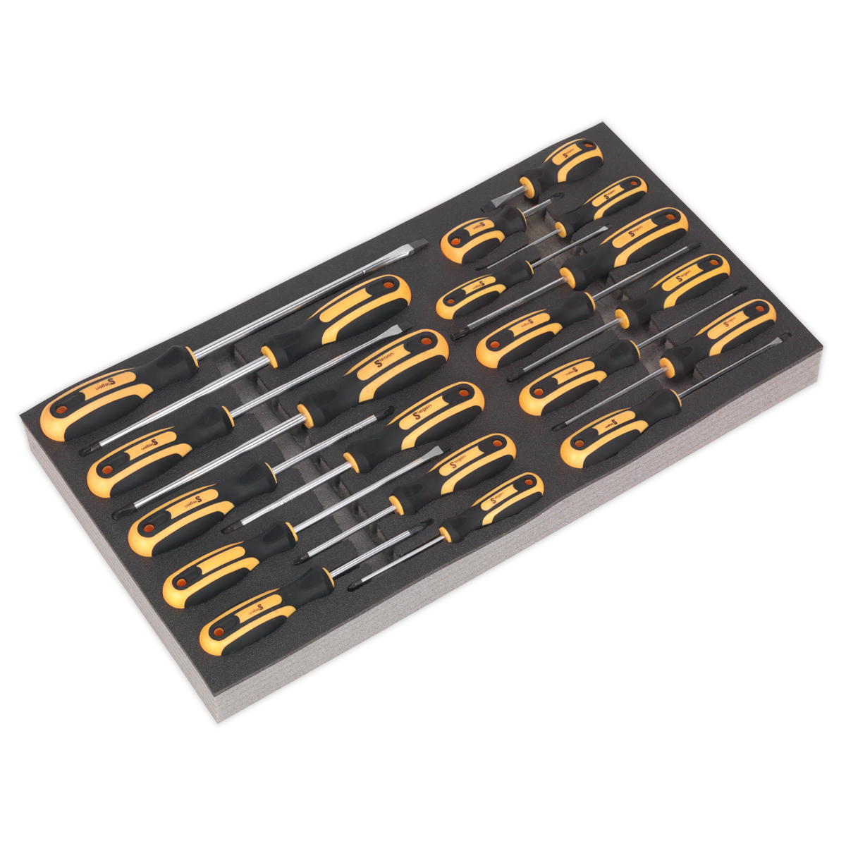 Tool Tray with Screwdriver Set 20pc