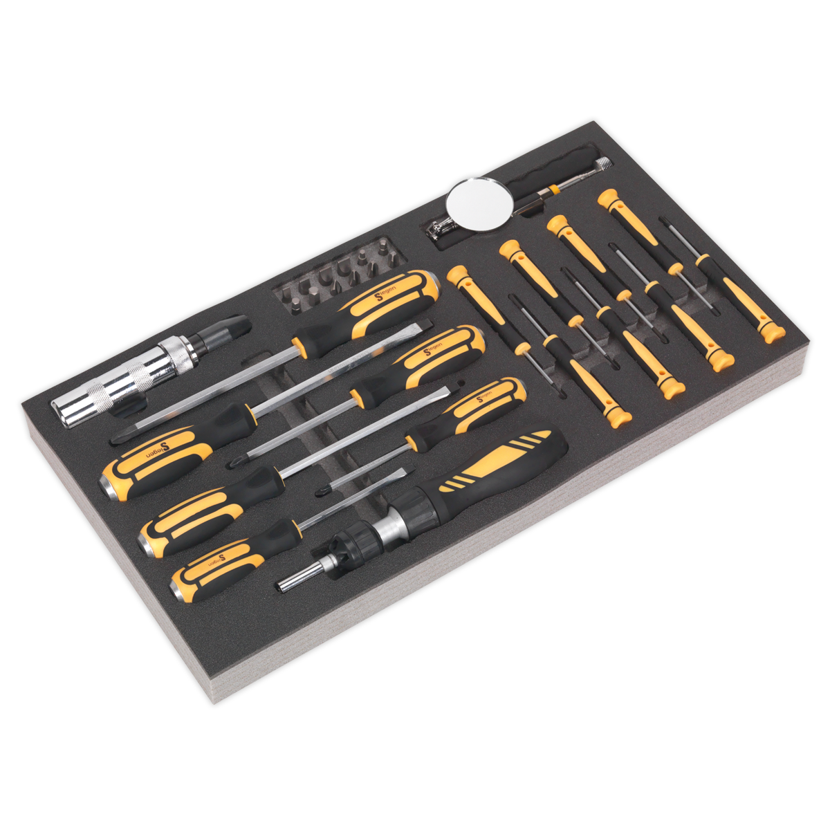 Tool Tray with Screwdriver Set 36pc