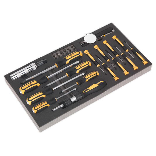 Tool Tray with Screwdriver Set 36pc