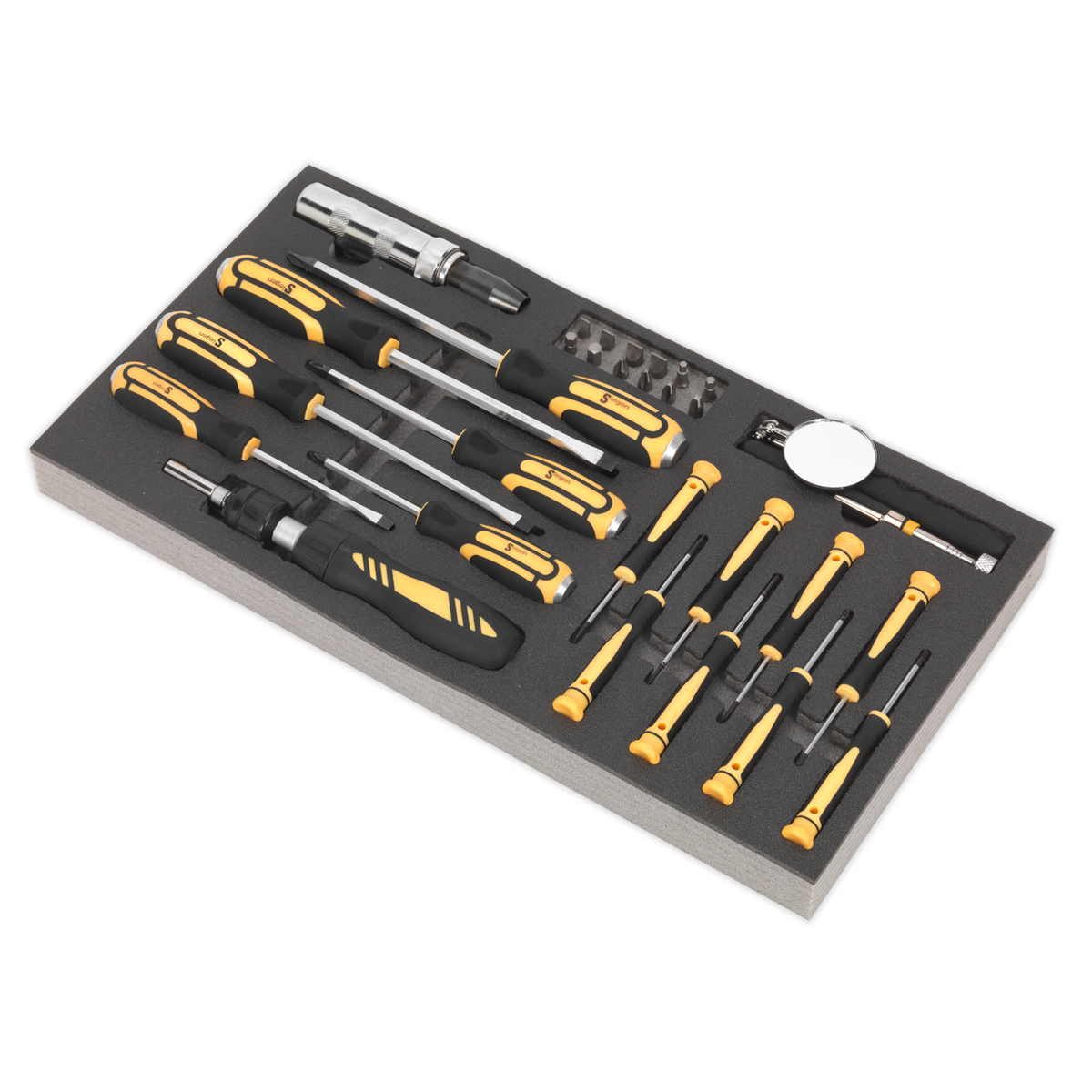 Tool Tray with Screwdriver Set 36pc