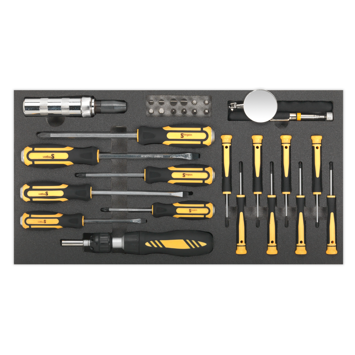 Tool Tray with Screwdriver Set 36pc