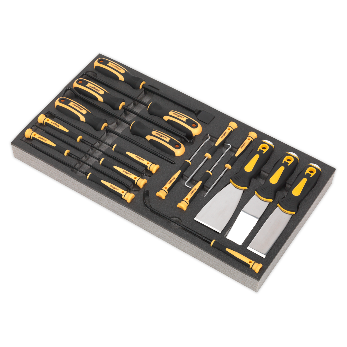 Tool Tray with Hook & Scraper Set 18pc