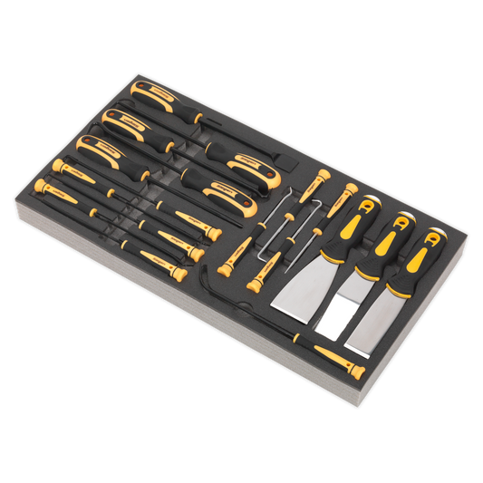 Tool Tray with Hook & Scraper Set 18pc