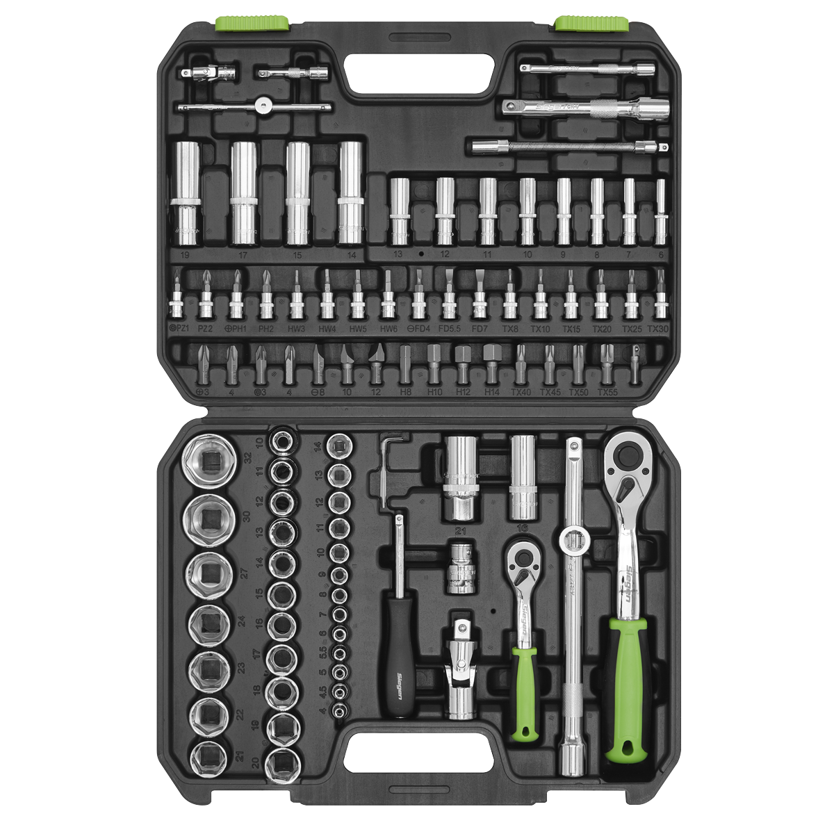 Socket Set 94pc 1/4" & 1/2"Sq Drive WallDrive® Metric