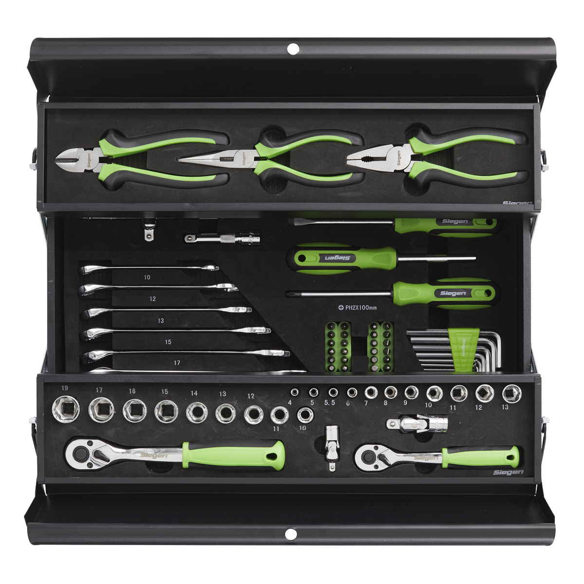 Cantilever Toolbox with Tool Kit 70pc