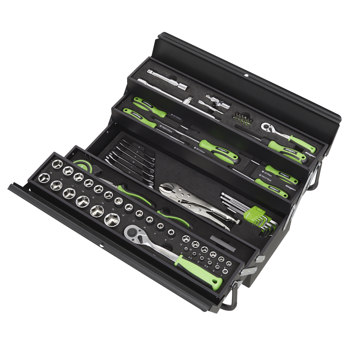 Cantilever Toolbox with 86pc Tool Kit