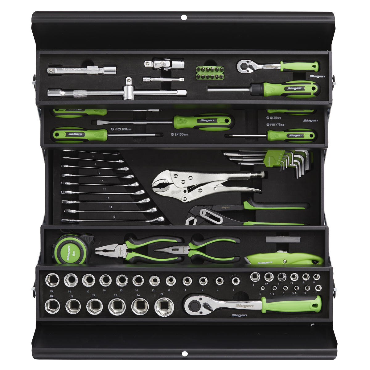 Cantilever Toolbox with 86pc Tool Kit