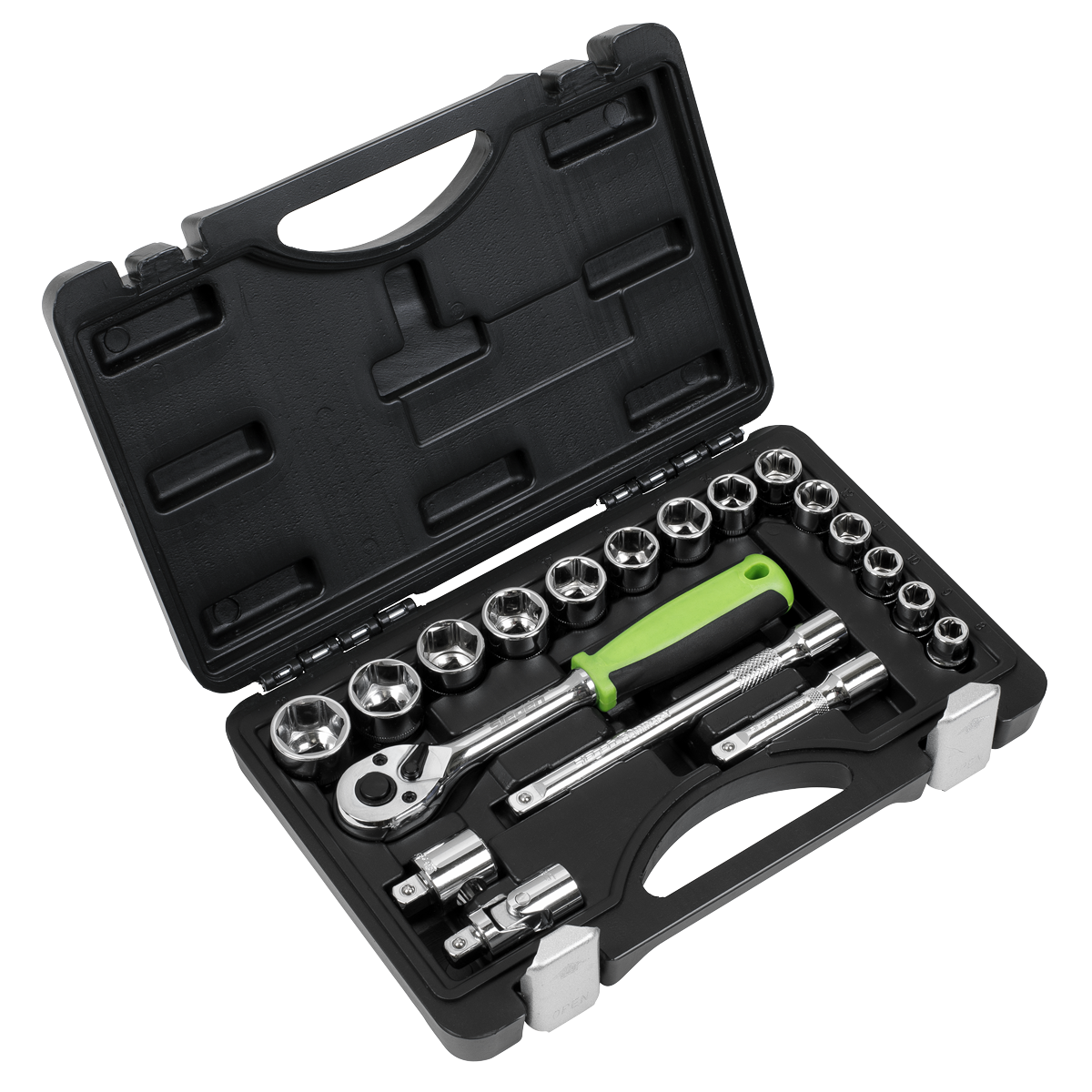 Socket Set 19pc 3/8"Sq Drive Metric