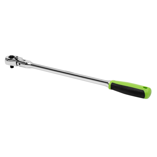 Ratchet Wrench 1/4"Sq Drive Long Flexi-Head Flip Reverse