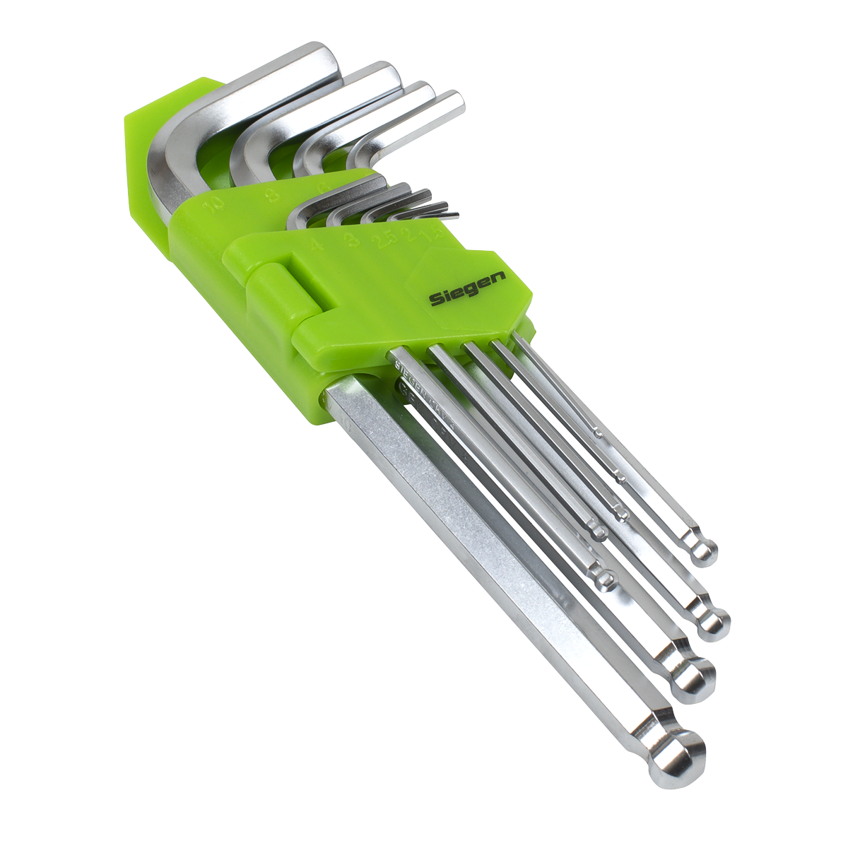 Hex Key Set Ball-End Long 9pc - Metric