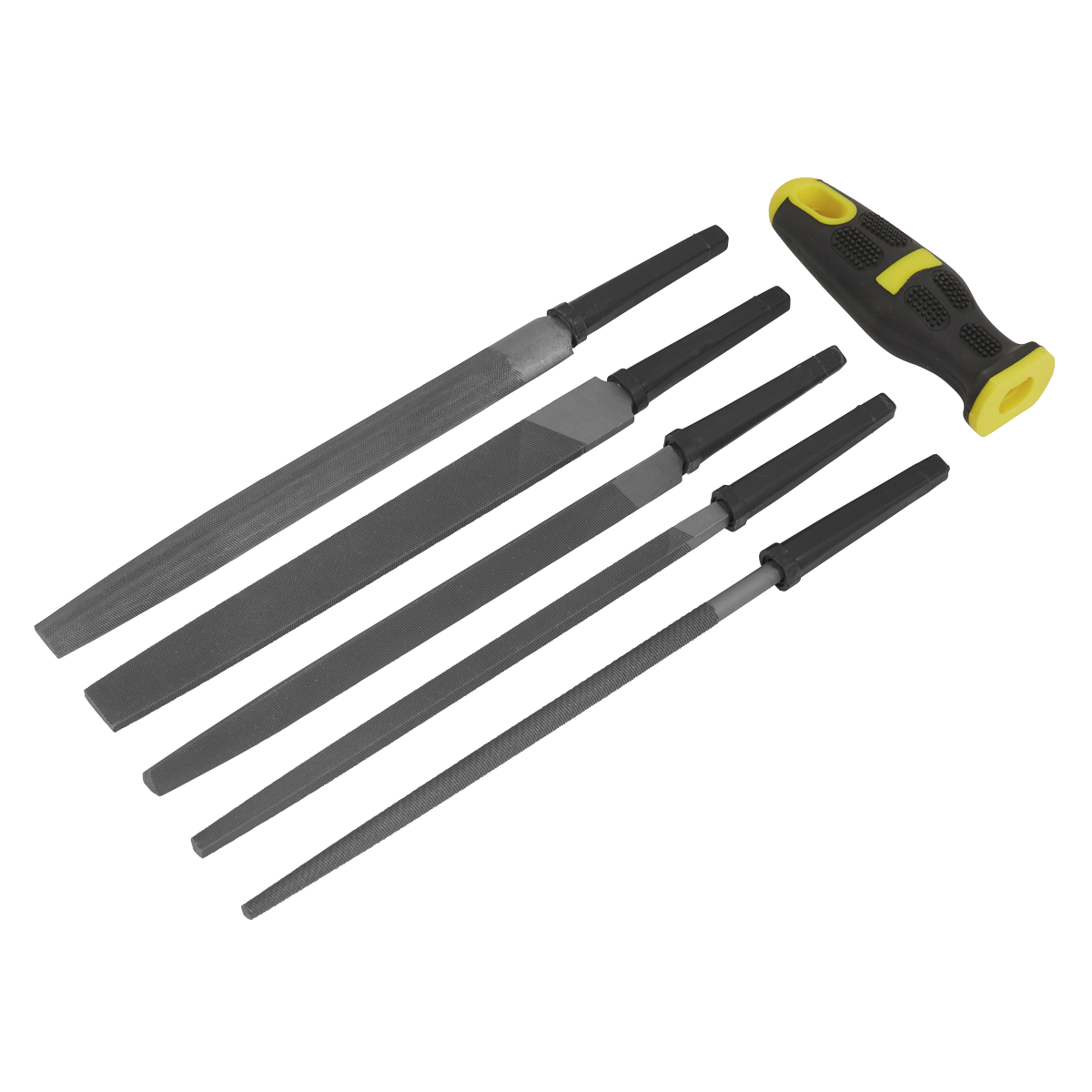 Interchangeable File Set 5pc 200mm