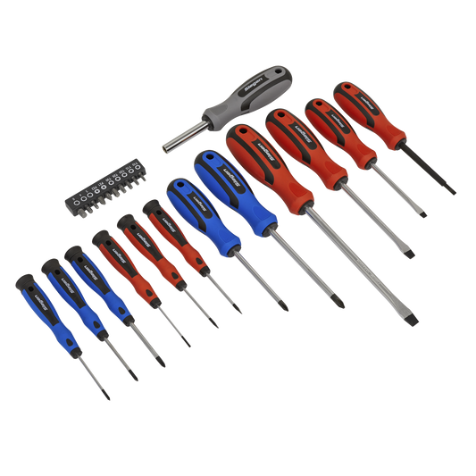 Soft Grip Screwdriver & Bit Set 23pc