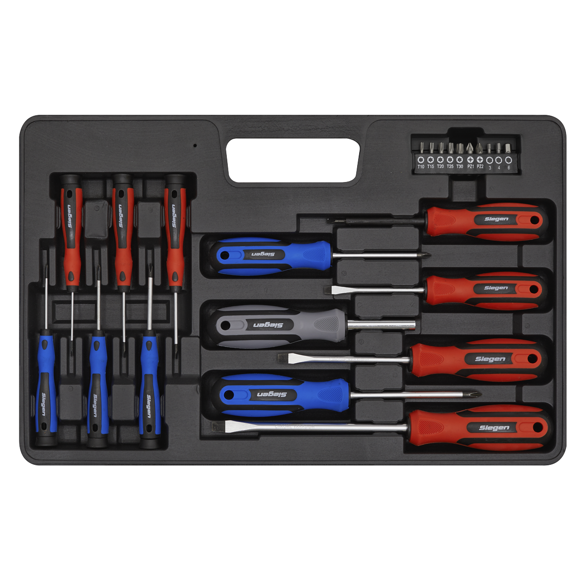 Soft Grip Screwdriver & Bit Set 23pc