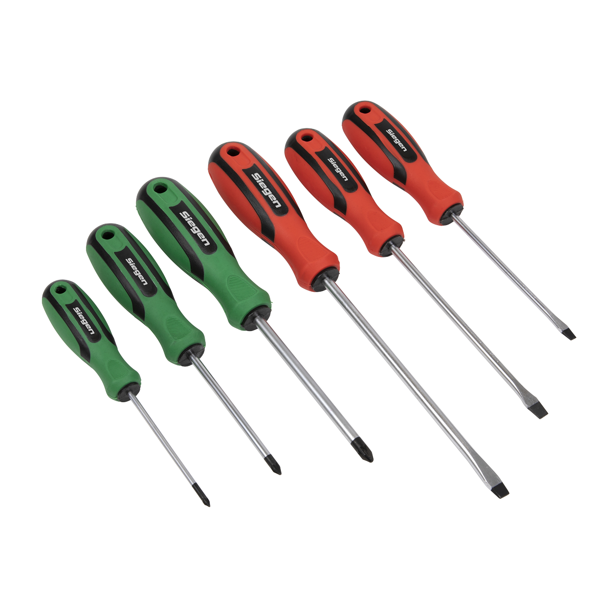 Soft Grip Screwdriver Set 6pc