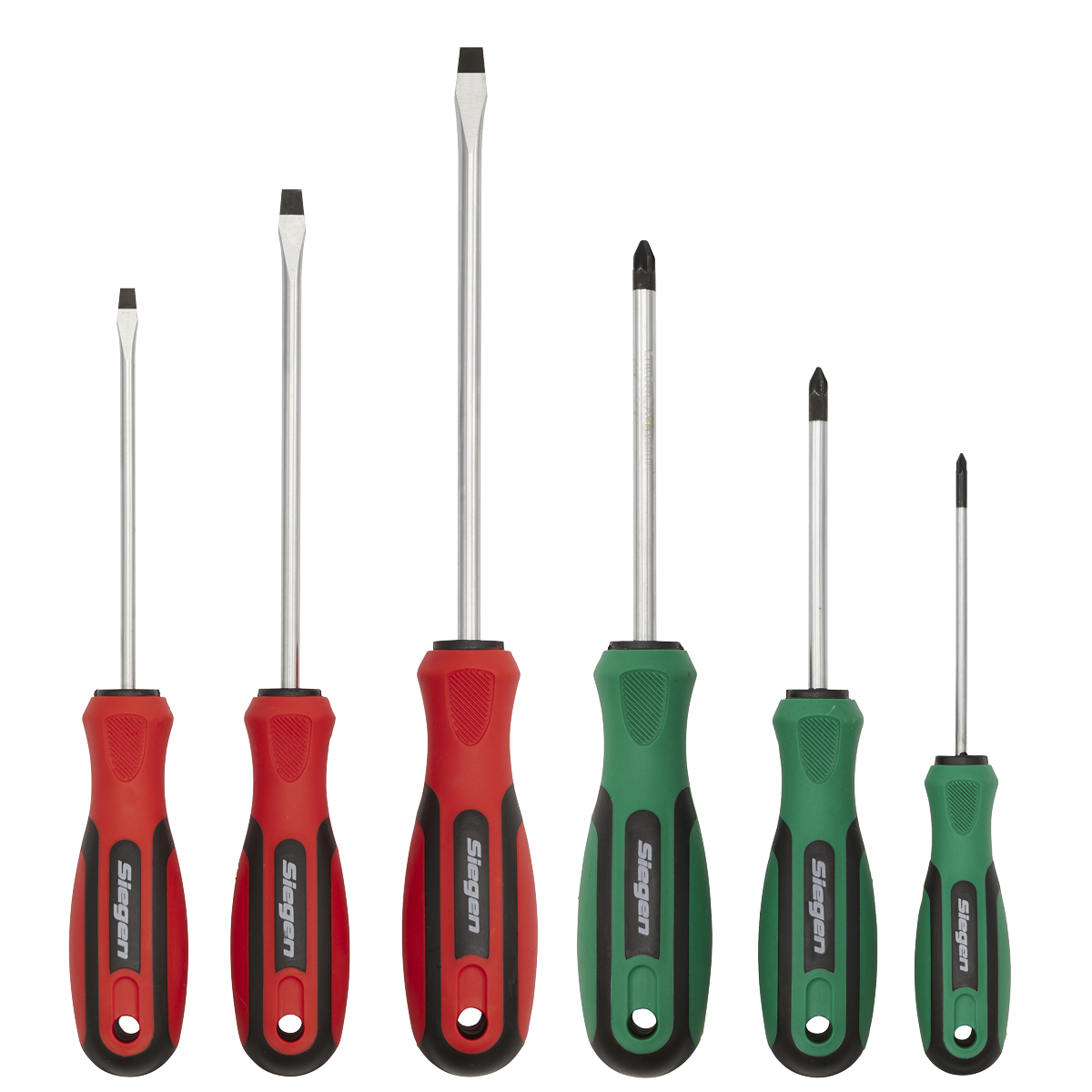 Soft Grip Screwdriver Set 6pc