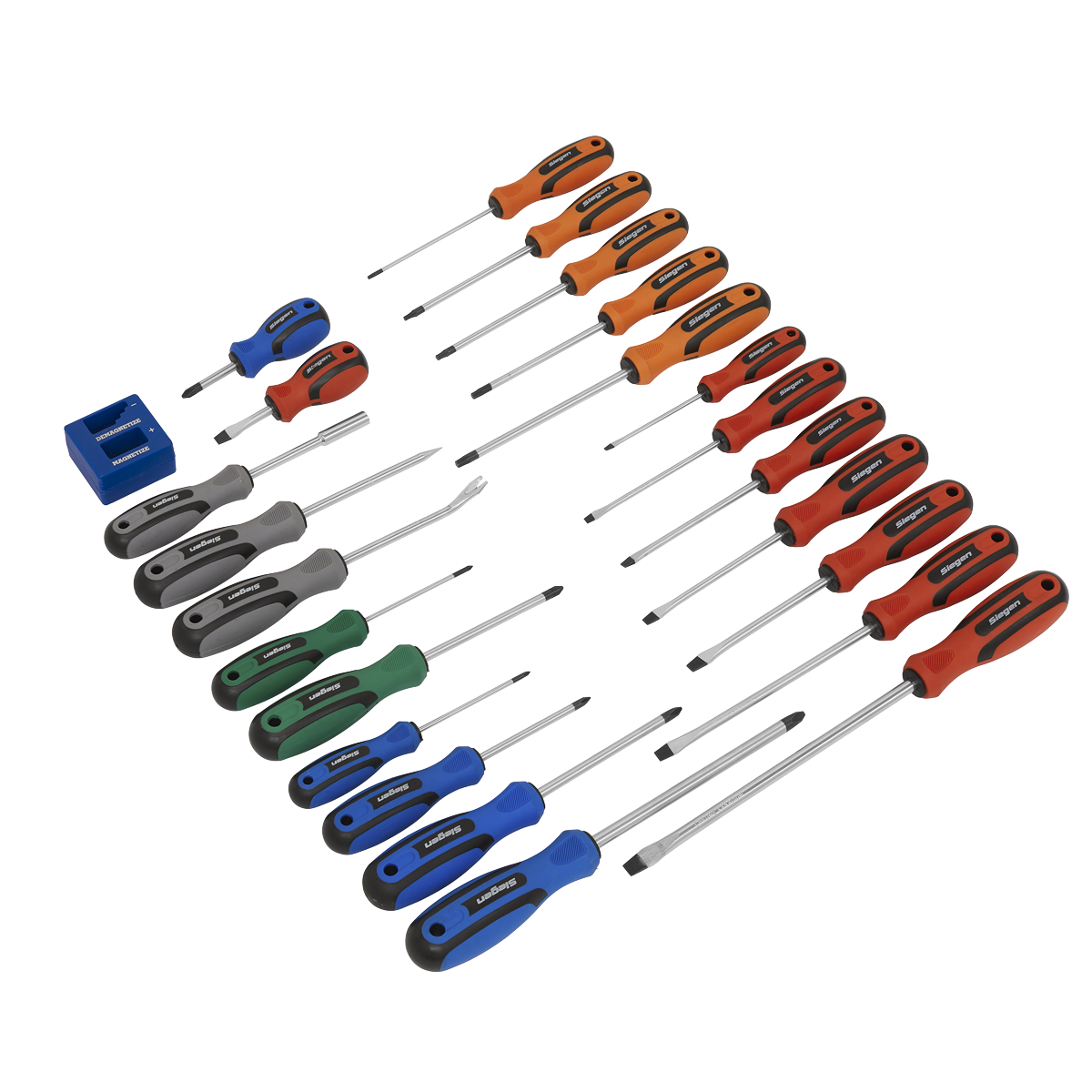 Soft Grip Screwdriver Set 24pc