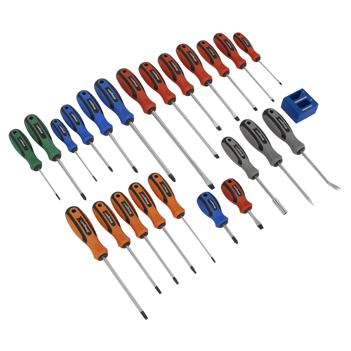 Soft Grip Screwdriver Set 24pc