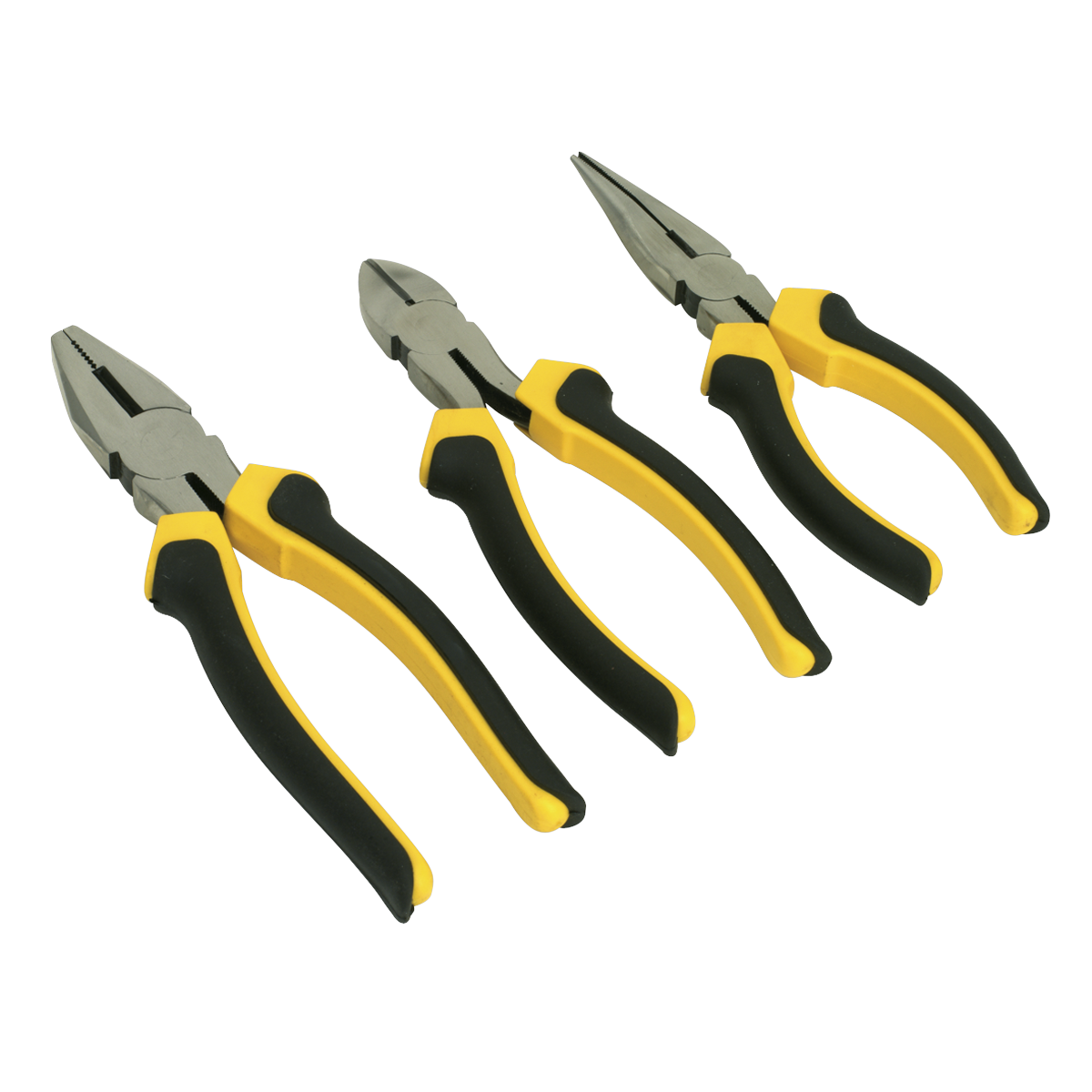 Comfort Grip Pliers Set 3pc