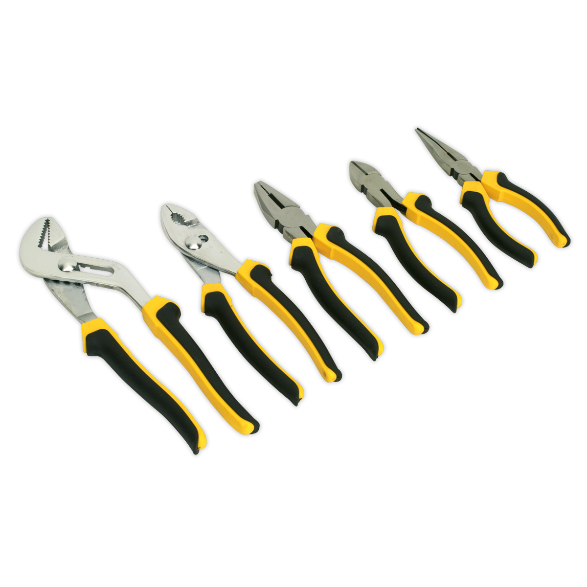 Comfort Grip Pliers Set 5pc