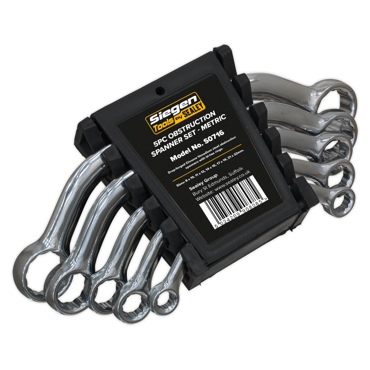 Obstruction Spanner Set 5pc Metric