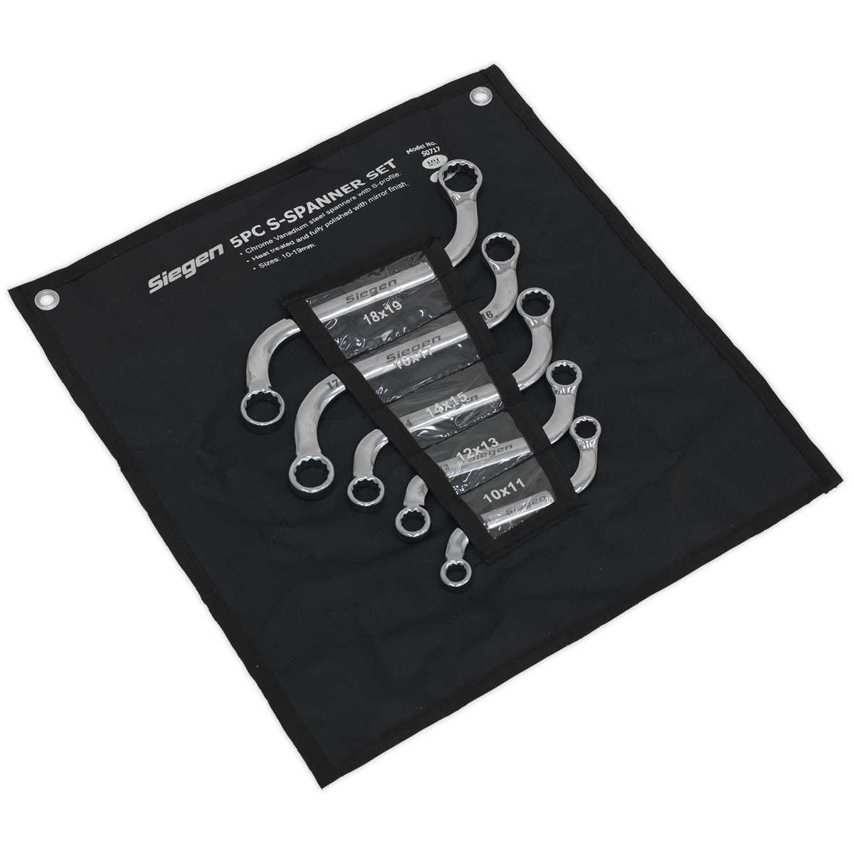 S-Spanner Set 5pc Metric