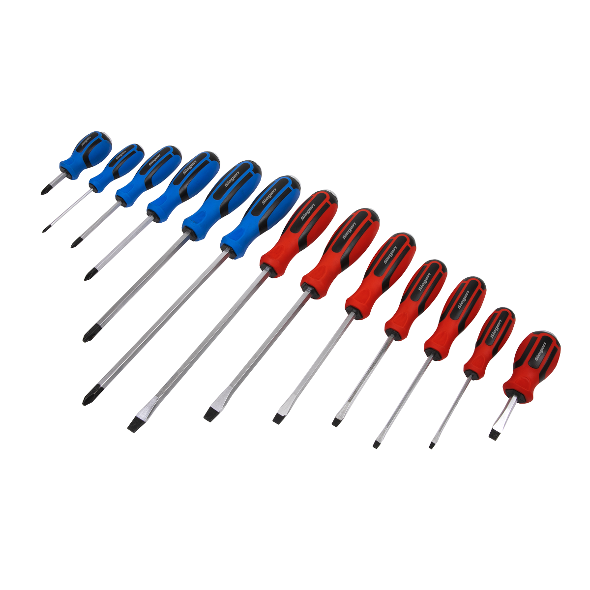 Screwdriver Set 13pc Hammer-Thru