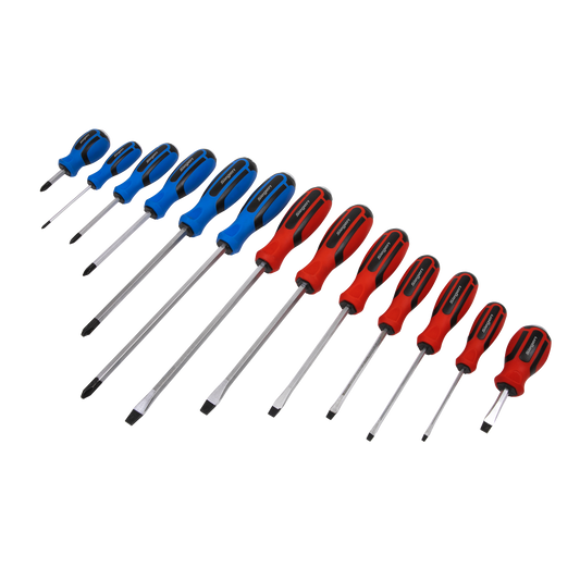 Screwdriver Set 13pc Hammer-Thru