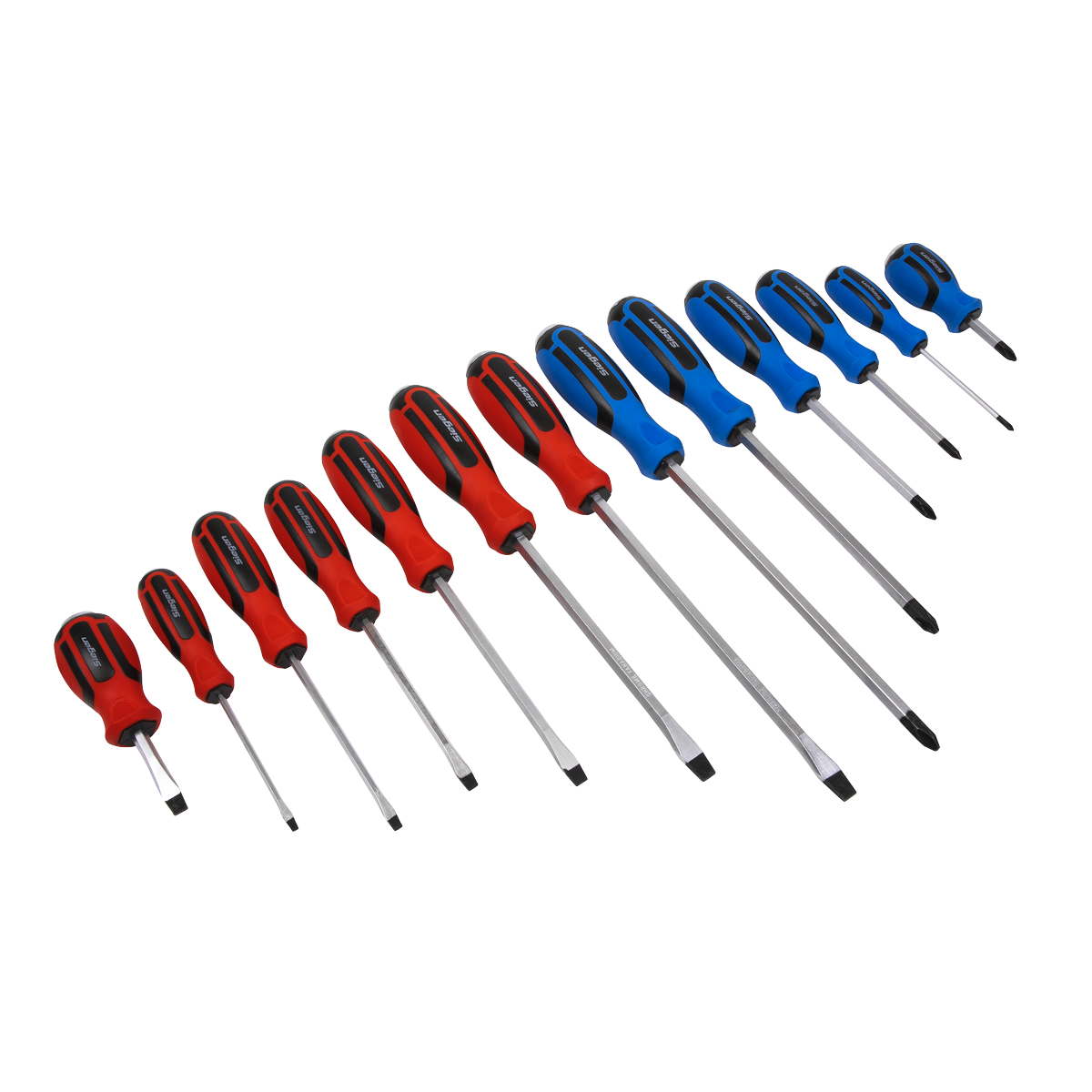 Screwdriver Set 13pc Hammer-Thru