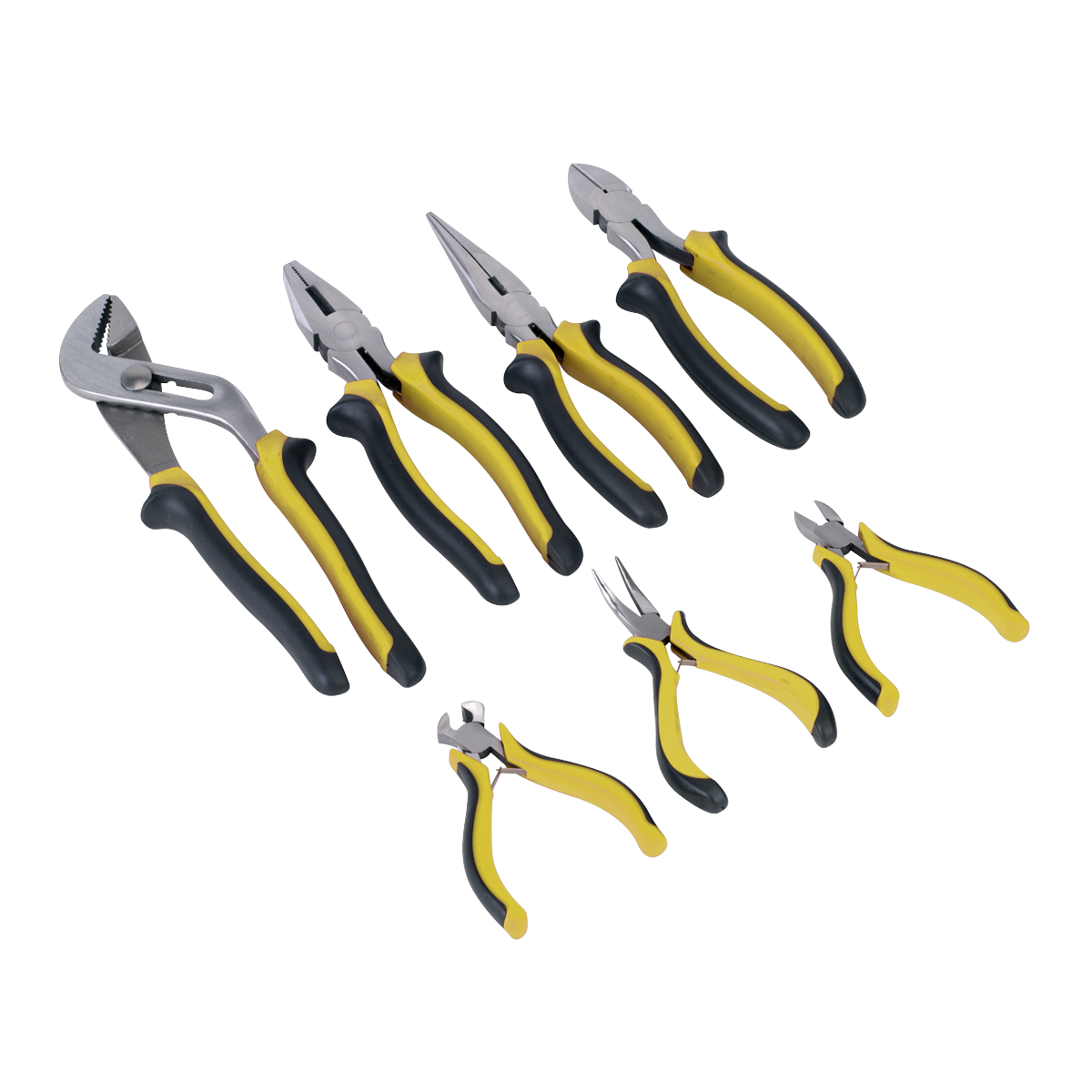 Comfort Grip Pliers Set 7pc