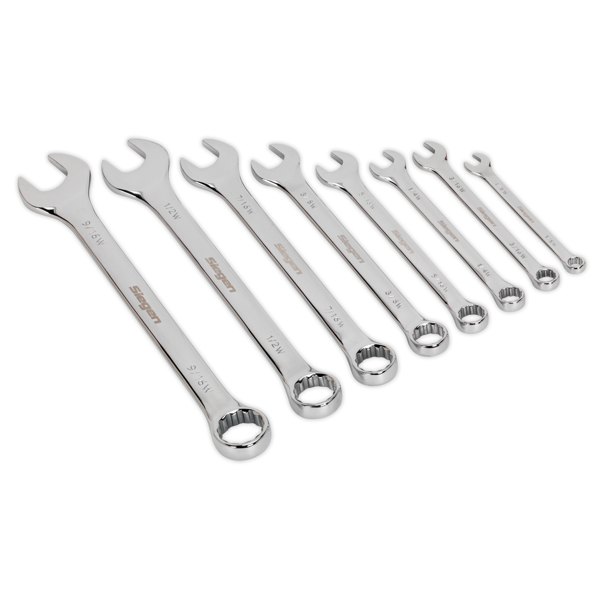 Combination Spanner Set 8pc Whitworth