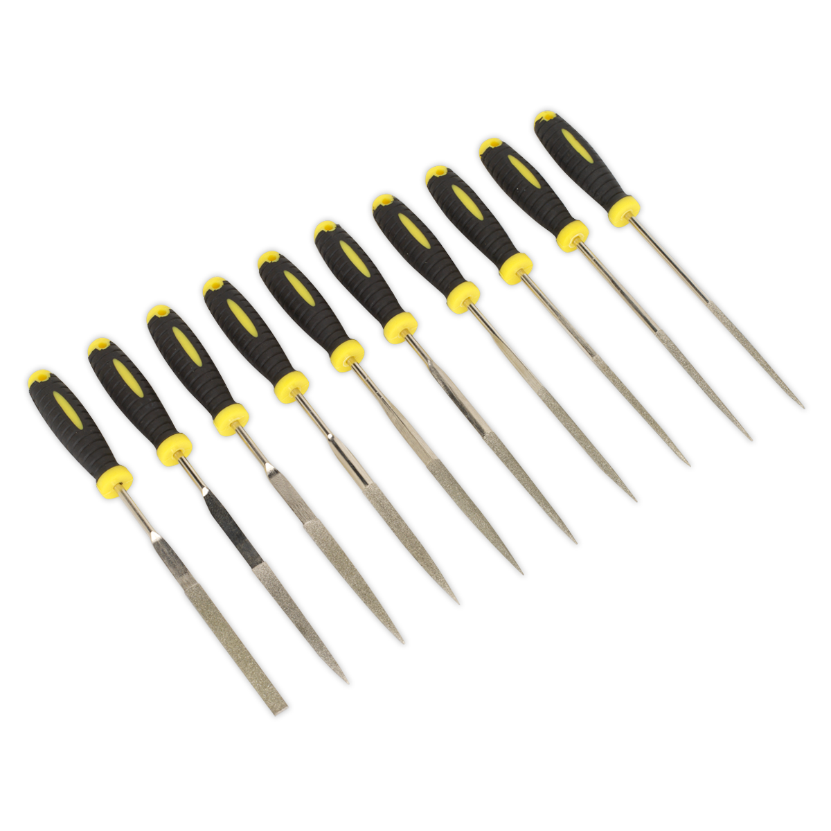 Diamond Needle File Set 10pc 100mm