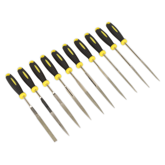 Diamond Needle File Set 10pc 100mm