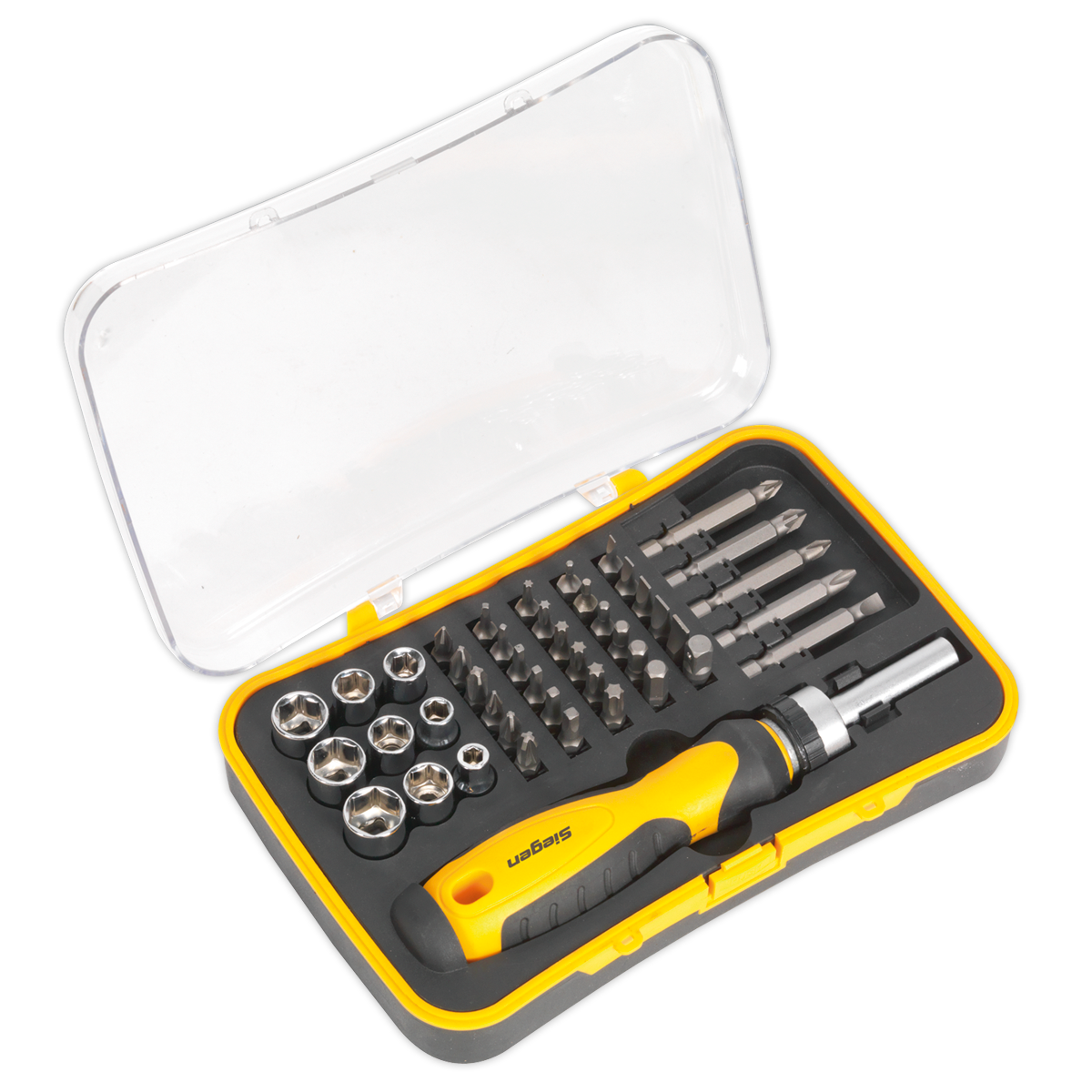 Socket & Bit Set 45pc Ratchet Screwdriver