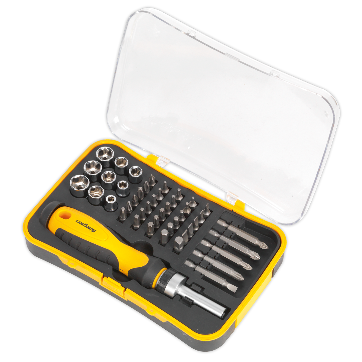 Socket & Bit Set 45pc Ratchet Screwdriver