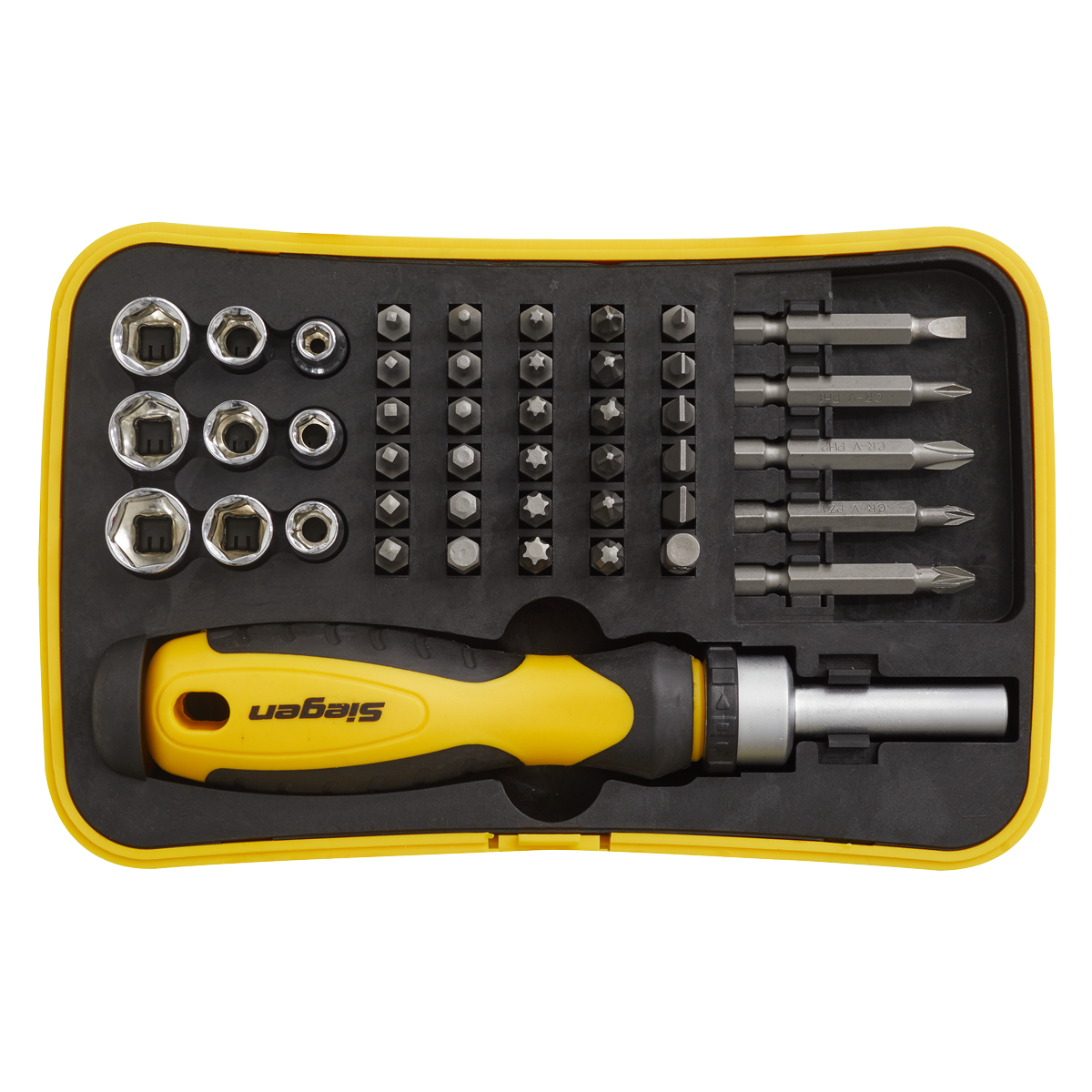 Socket & Bit Set 45pc Ratchet Screwdriver