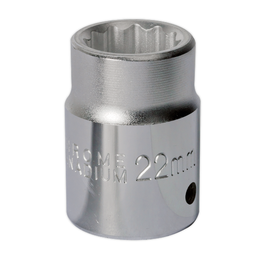 WallDrive® Socket 22mm 3/4"Sq Drive