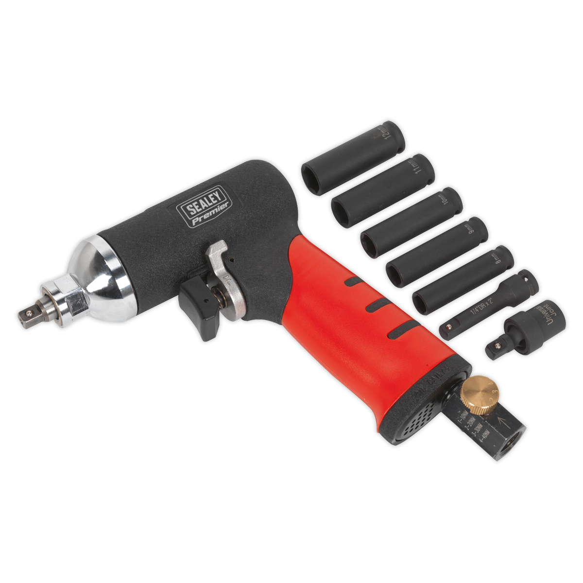Air Impact Wrench 1/4"Sq Drive Diesel Glow Plug Kit