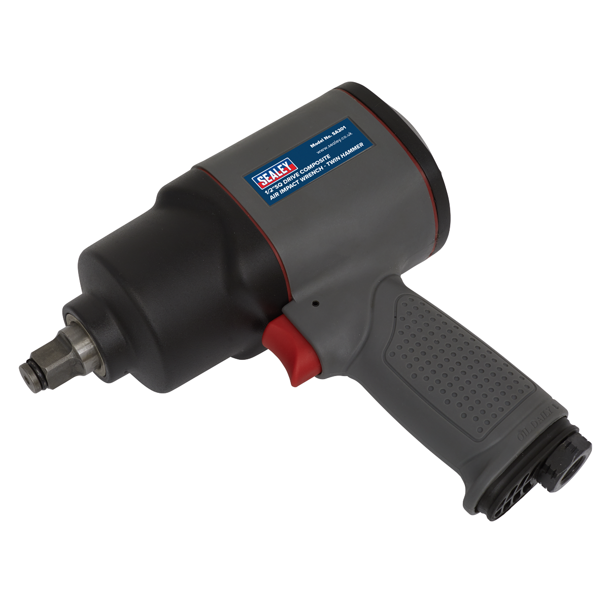Air Impact Wrench 1/2"Sq Drive Composite - Twin Hammer