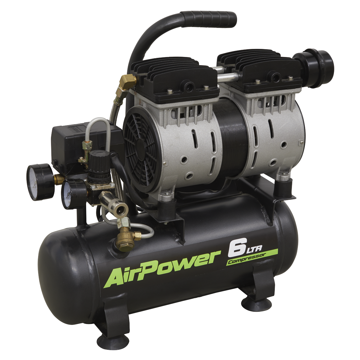 Low Noise Air Compressor 6L Direct Drive 0.7hp