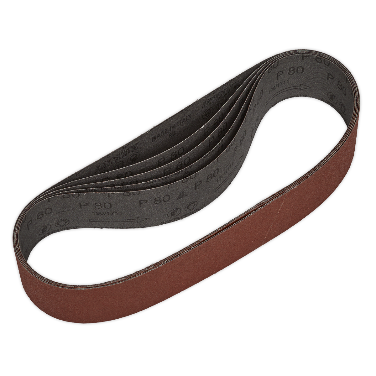 Sanding Belt 50 x 686mm 80Grit Pack of 5