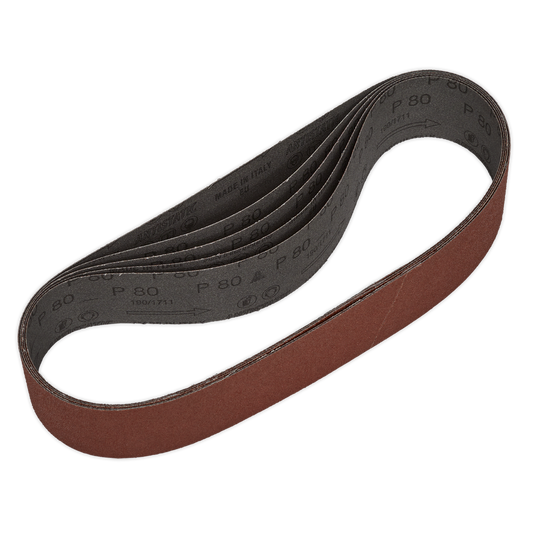 Sanding Belt 50 x 686mm 80Grit Pack of 5