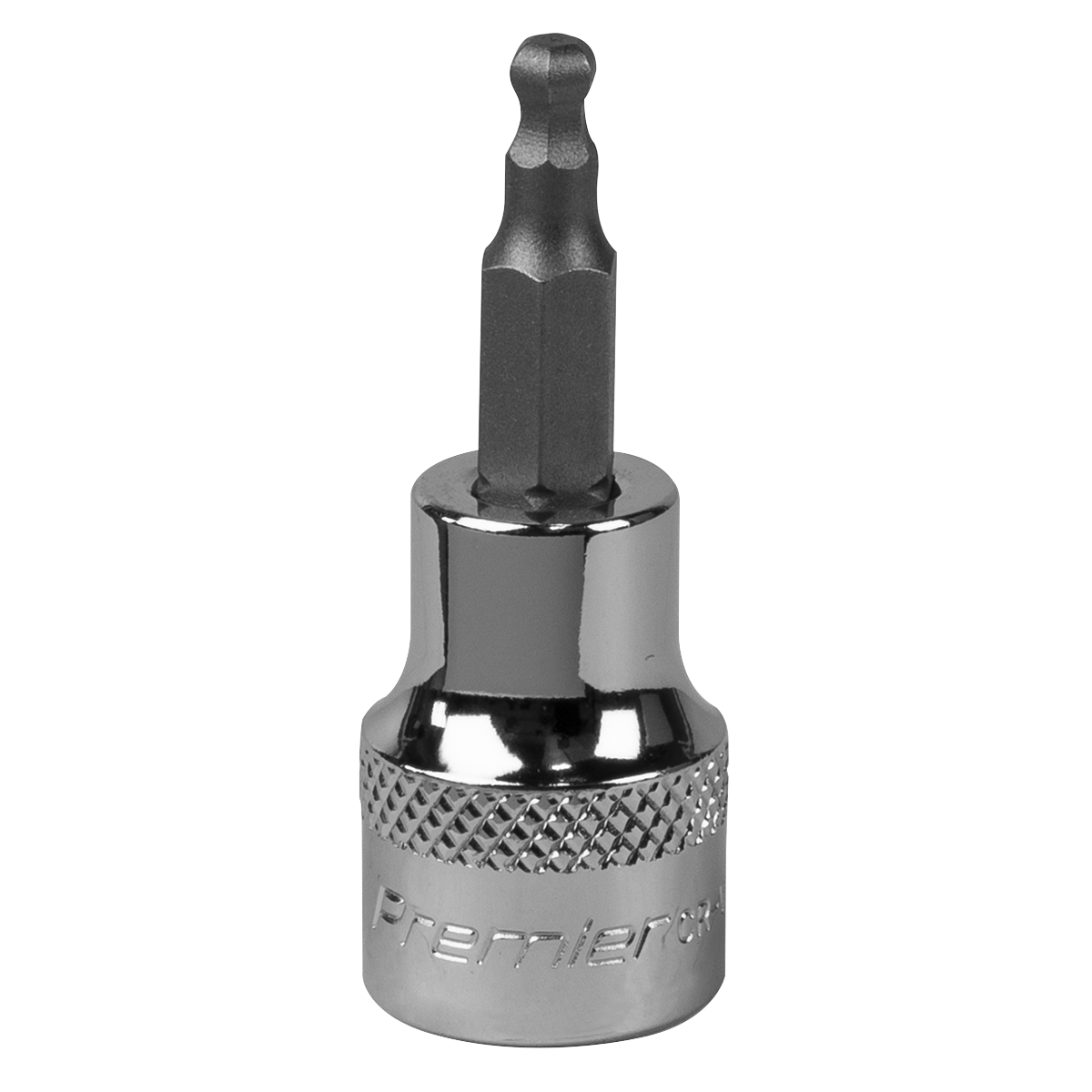 Ball-End Hex Socket Bit 4mm 3/8"Sq Drive