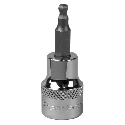 Ball-End Hex Socket Bit 4mm 3/8"Sq Drive