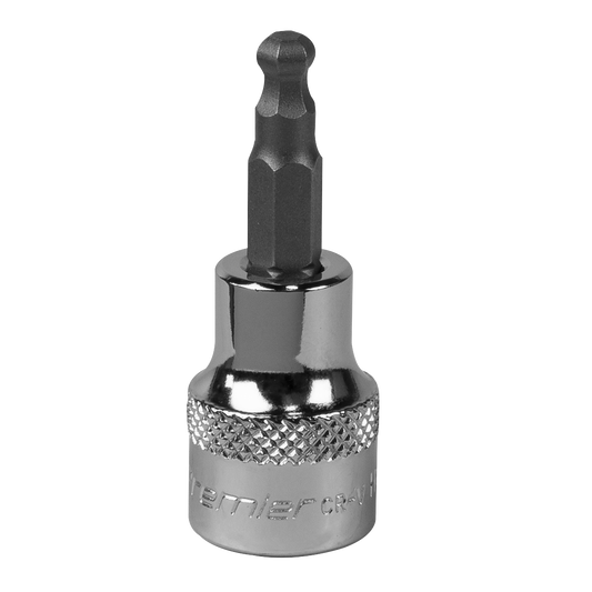 Ball-End Hex Socket Bit 5mm 3/8"Sq Drive