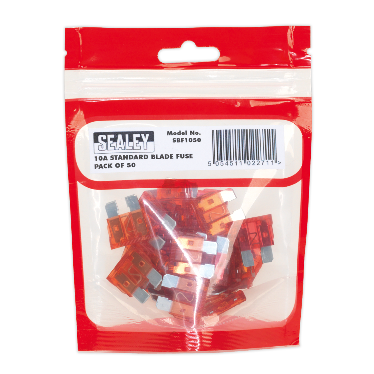 Automotive Standard Blade Fuse 10A Pack of 50