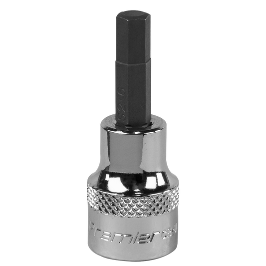 Hex Socket Bit 6mm 3/8"Sq Drive