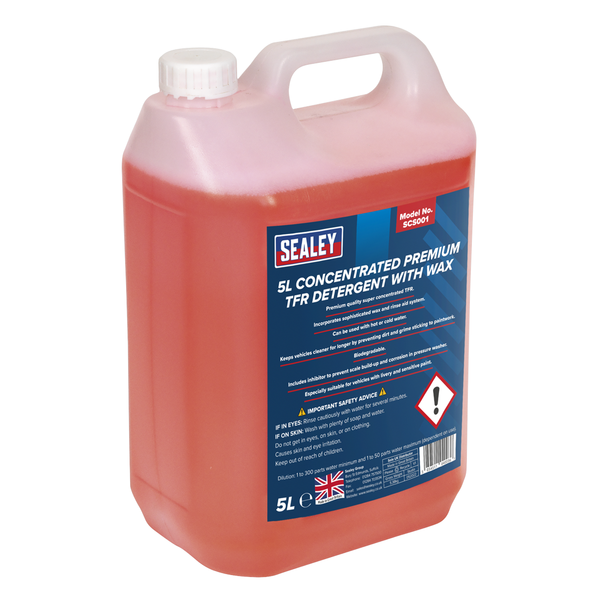 TFR Premium Detergent with Wax Concentrated 5L